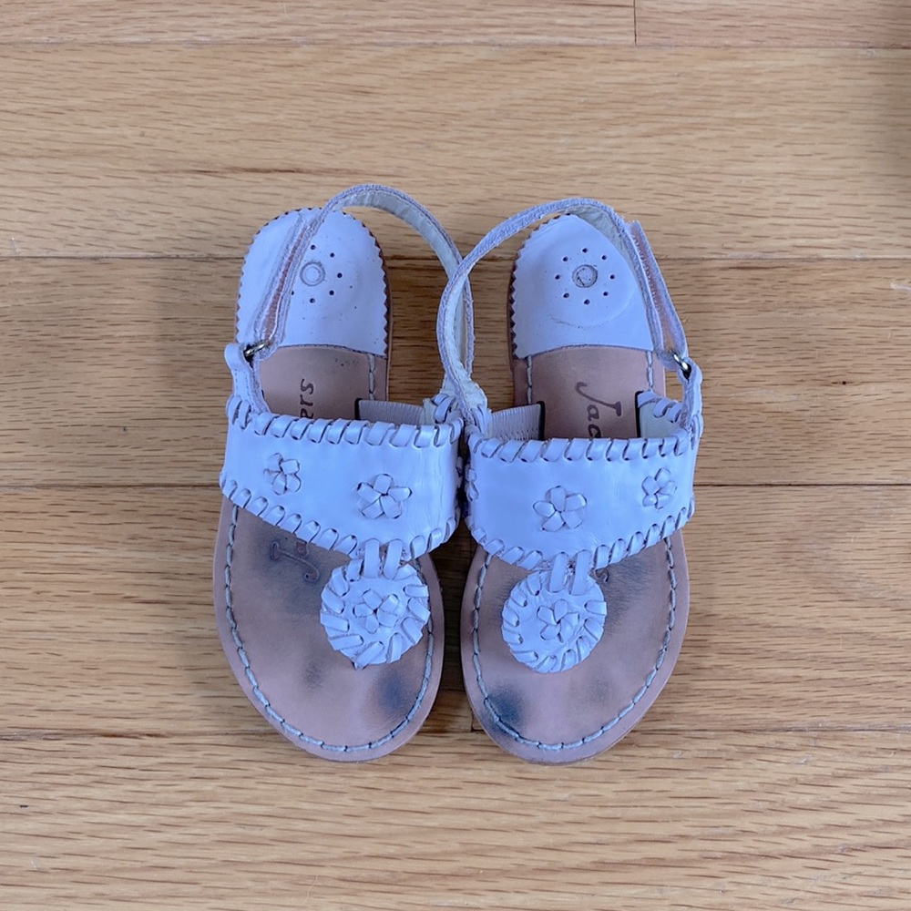 Pink Girls Jack Rogers Sandals